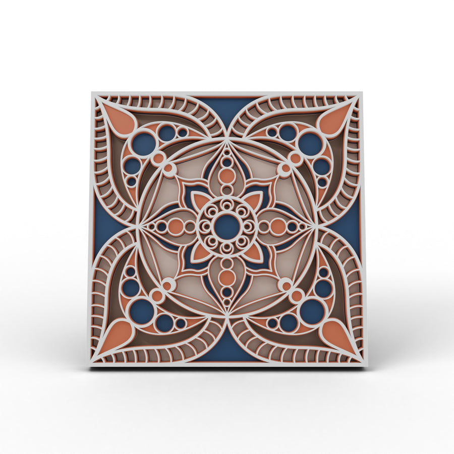 Jaipur Block Print — Layered Mandala Wall Art
