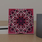 Sakura at Dusk desk mandala