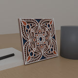 Jaipur Block Print desk mandala on a desk