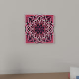 Sakura at Dusk wall piece 180 mm in a living room